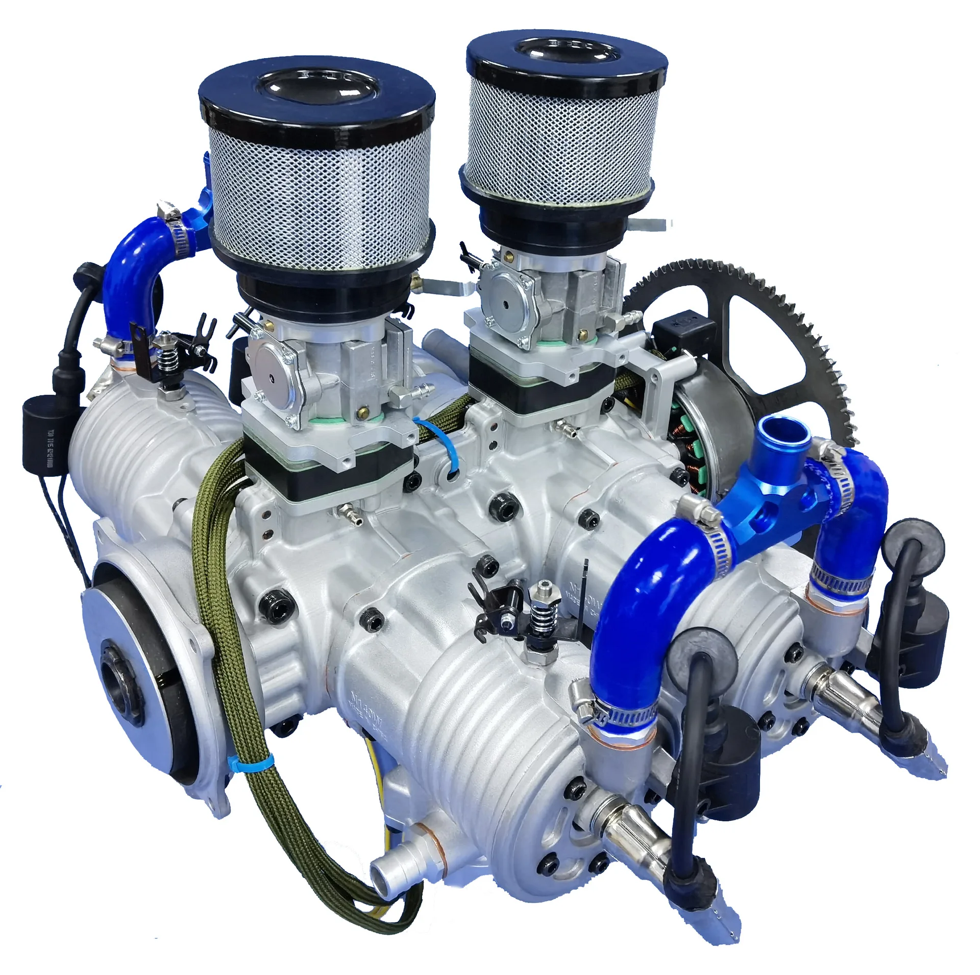 Aviation gasoline engine WGT550 four-cylinder horizontally opposed two-stroke gasoline engine