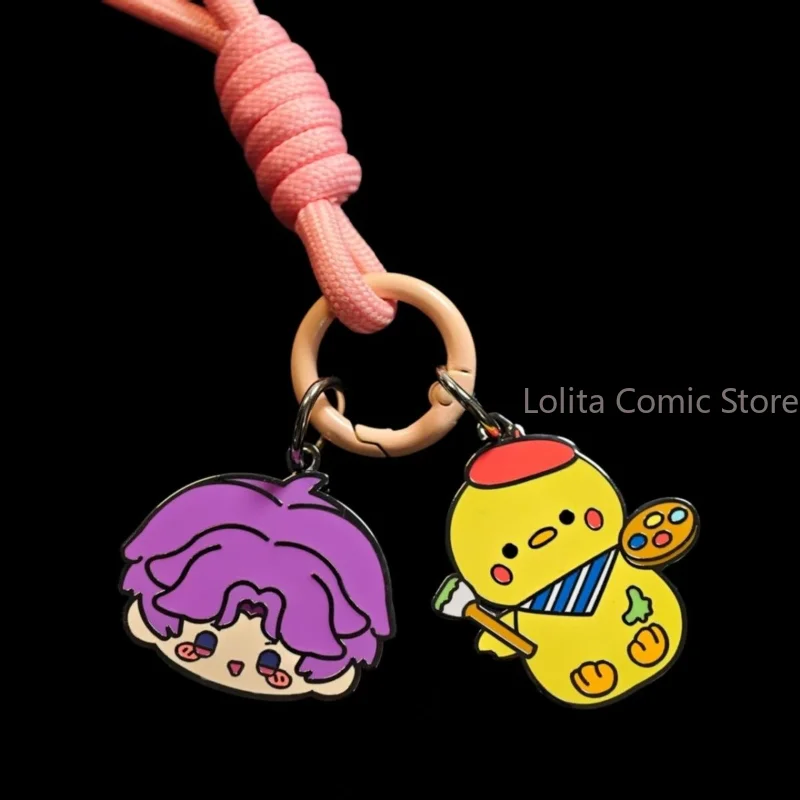 

Love and Deepspace Anime Game Cosplay Zayne Xavier Sylus Rafayel Caleb 12cm Q Version Keychain Pendant Present