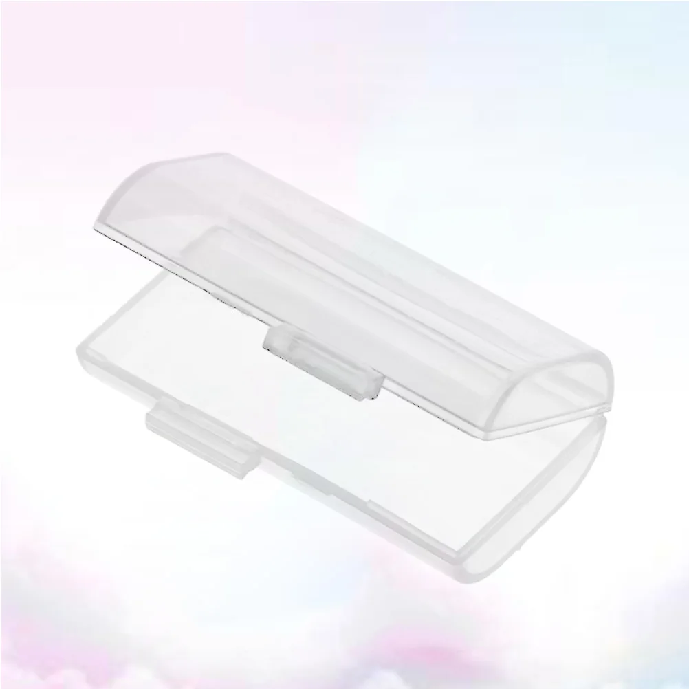 

AAA Protection Box Durable Transparent Plastic Case Safe Guard Anti Short Circuit Travel Size Compact Storage