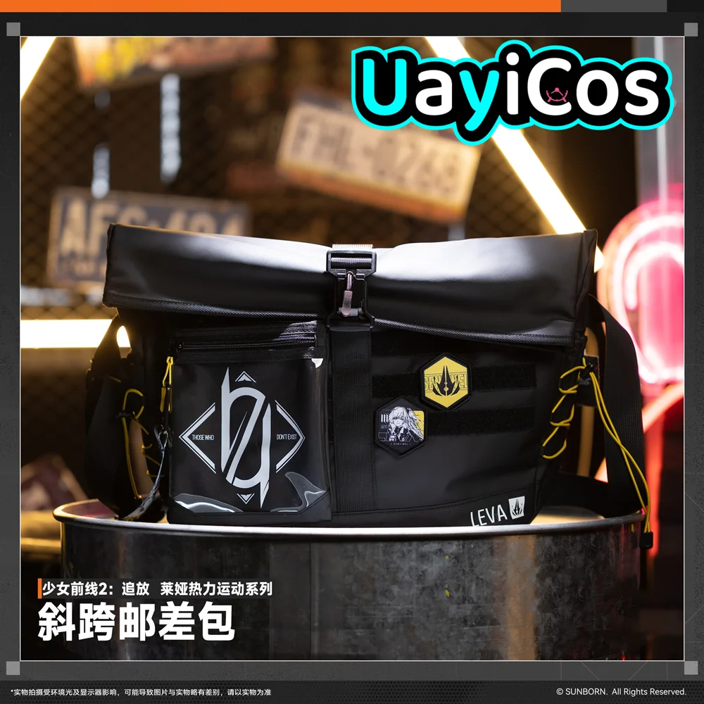 

Сумка-мессенджер GIRLS' FRONTLINE 2:EXILIUM Leva, повседневная, через плечо, спортивная серия, аниме-игра, игрушка