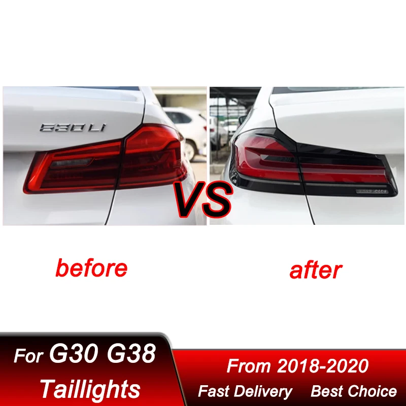Hot Car styling Tail Lights For BMW 5 Series G38 G30 LCI 18-20 full LED Tail Lamp Dynamic Turn Signal Light Tail Lamp Assembly