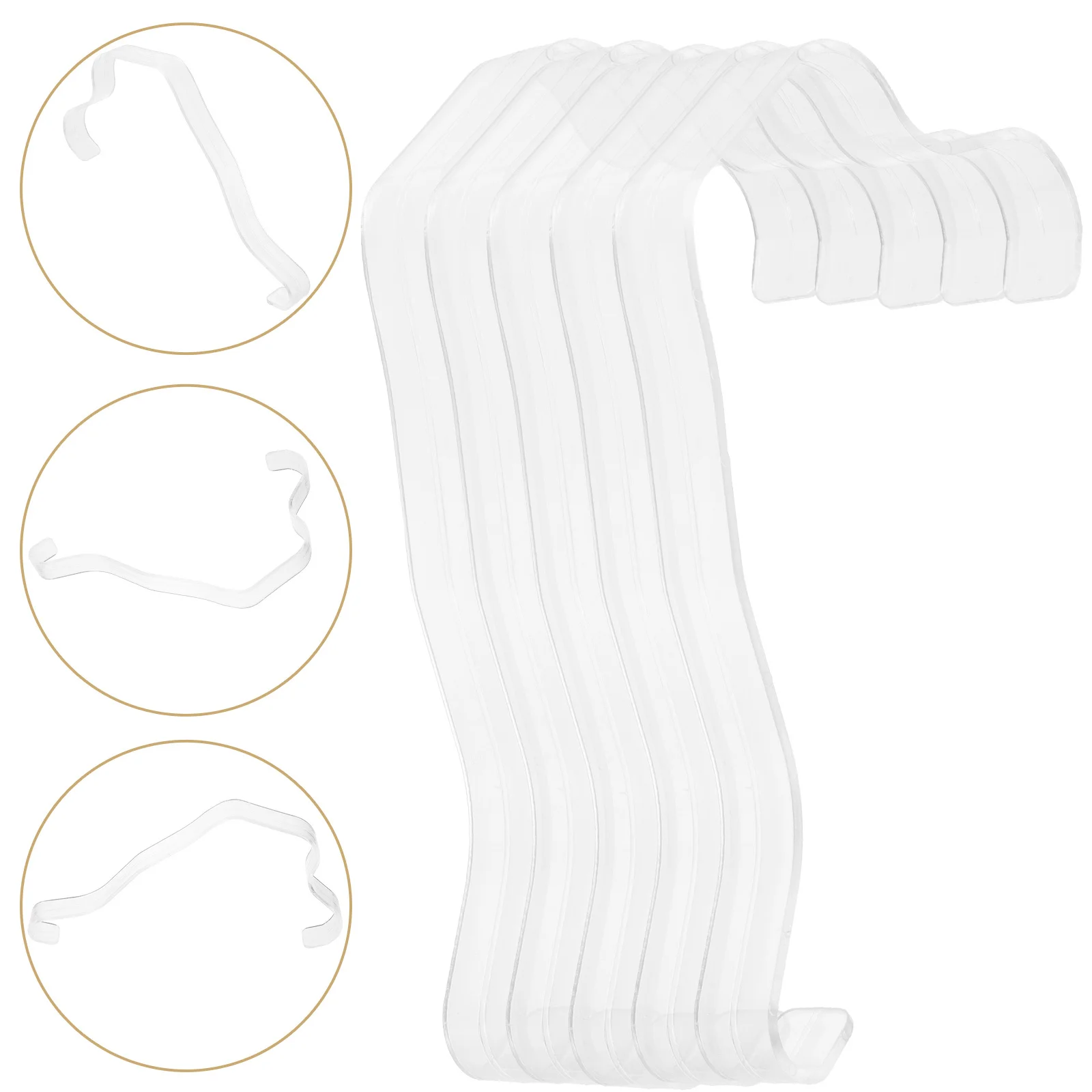 

5Pcs Sandal Shoe Shaper Holder Transparent Plastic Display Stand for High Heels Retail Store Window Showcase Organizer