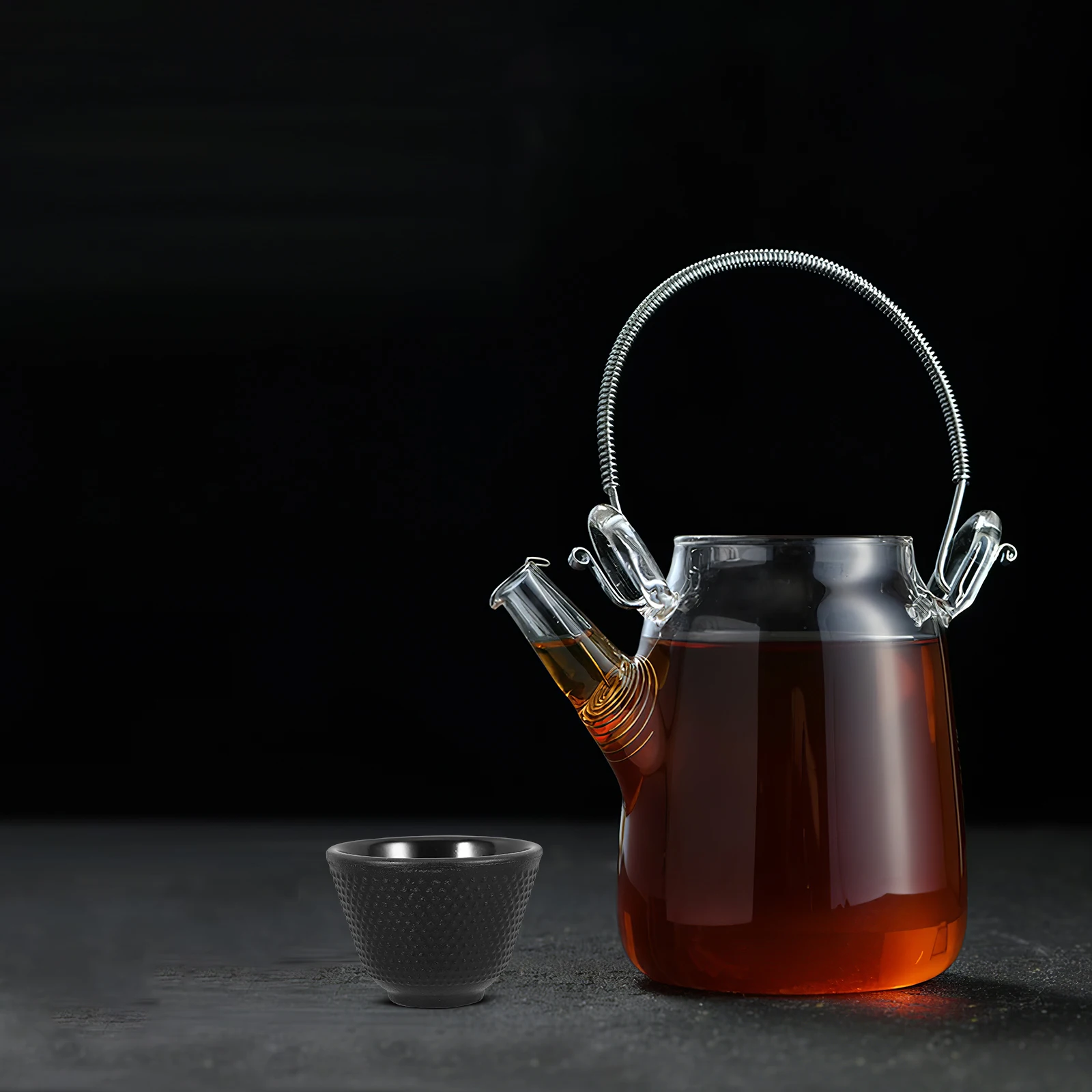

Cast Iron Teacup Vintage Design Material Chinese Kung Fu Tea Cup Asian Teacups Restaurants Household Portable Gift