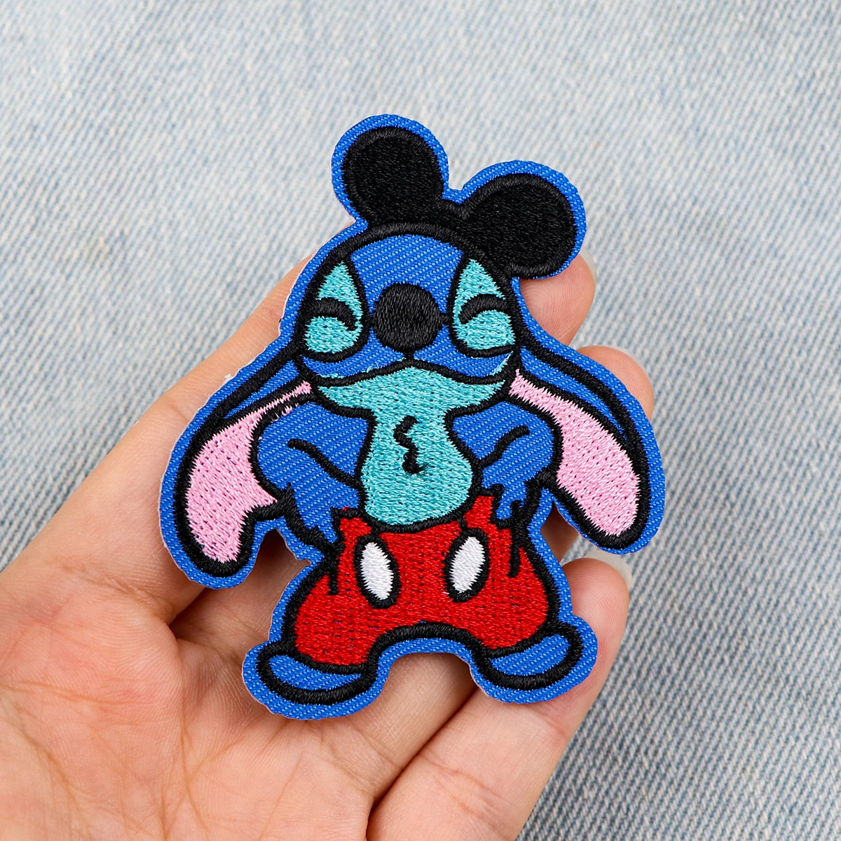 Cute Stitch Patch DIY Applique Patches Sticker Diy Sewing Clothing Jacket Badges Iron on T-shirt Accessory Gifts