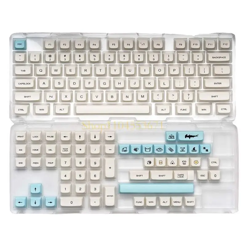 ผู้ขายที่ดีที่สุด Keycap Dye Sublimation XDA โปรไฟล์คีย์บอร์ด PBT Keycap 135 คีย์/ชุด
