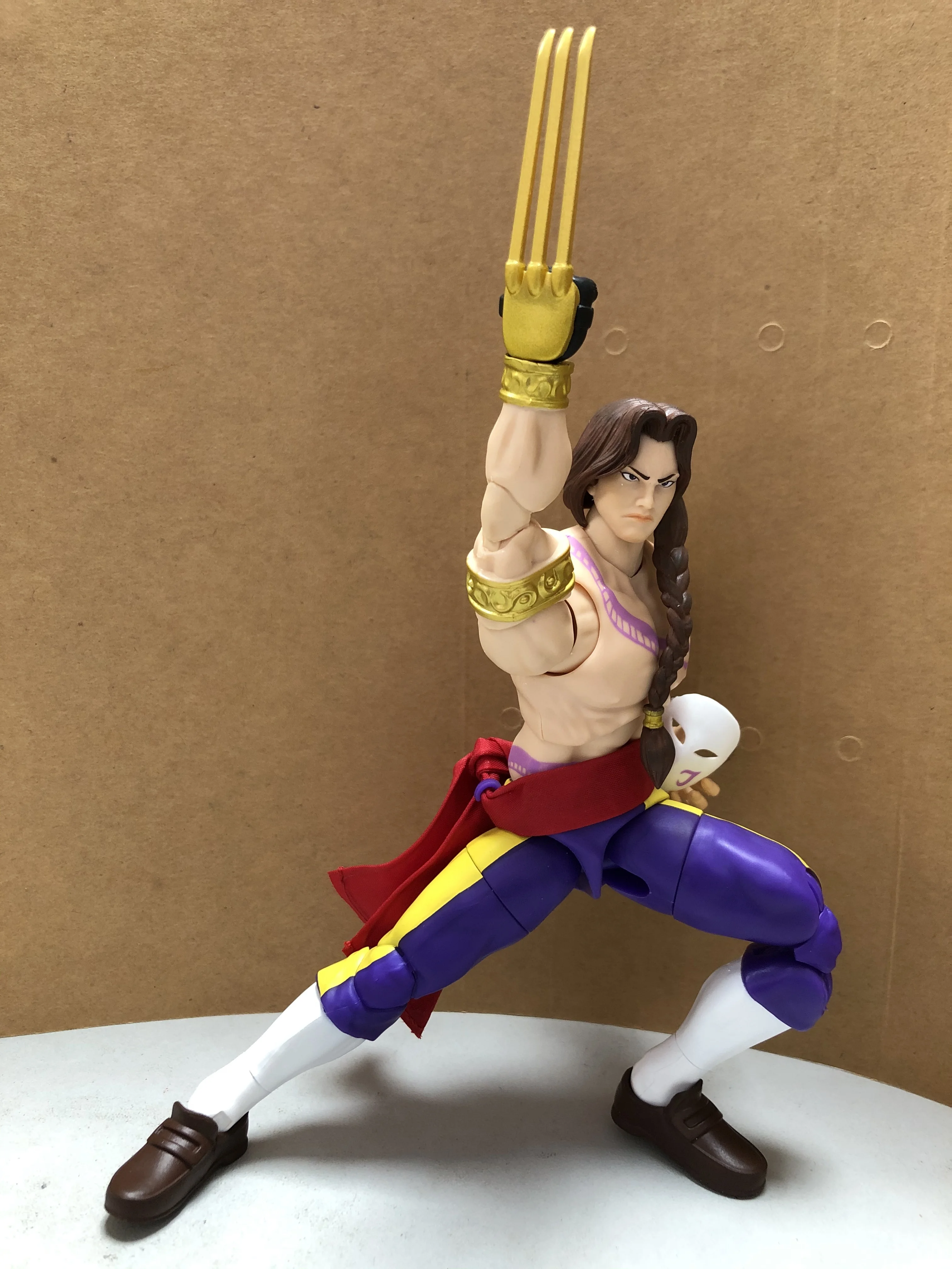 Nuevos juguetes genuinos Dhalsim SDCC 1/12 figura de acción de Anime estatua Dhalsim Street Fighter modelo colección de juguetes modelo muñeca juguete regalos