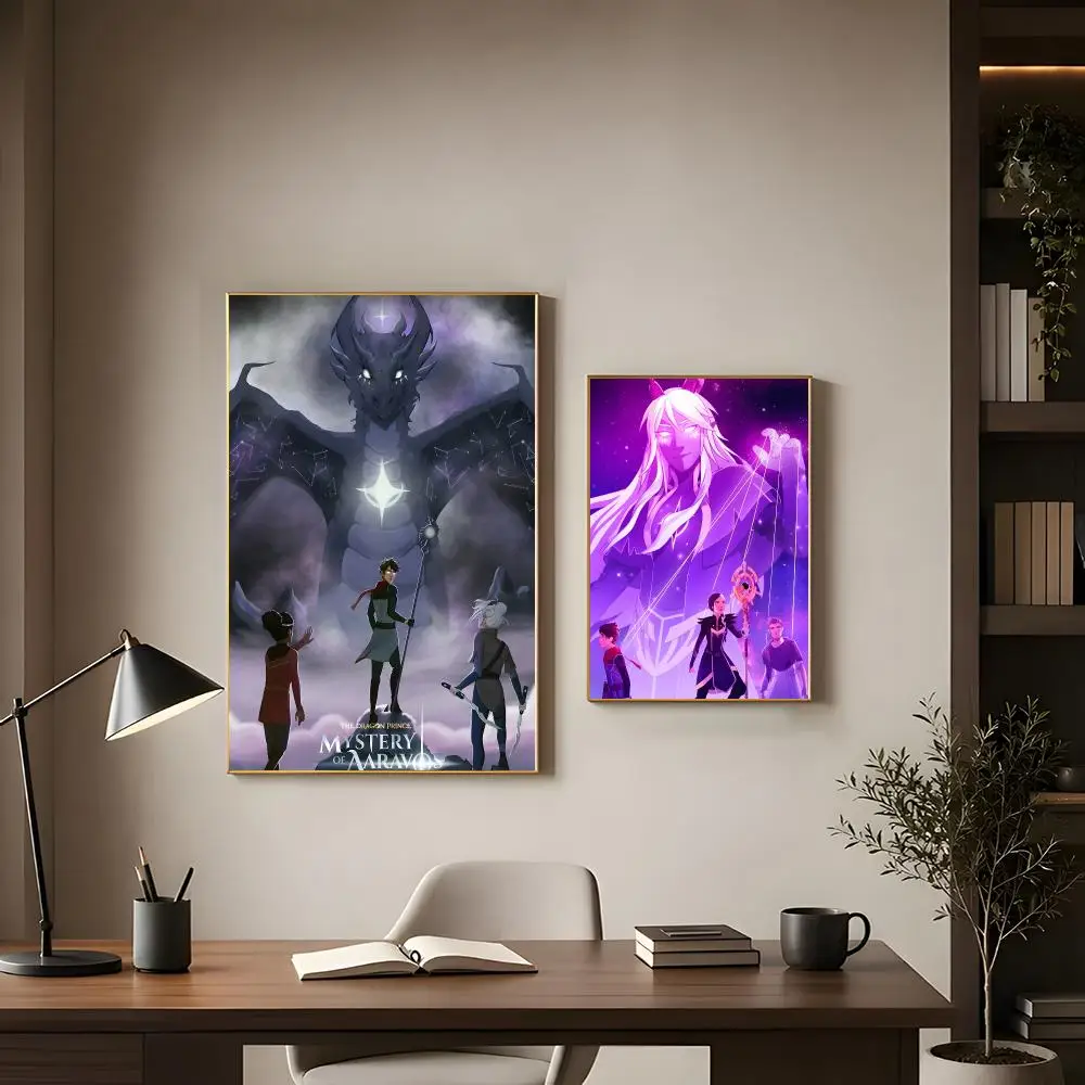 Anime Fantasy Adventure T-The Dragon P-Prince Poster Modern Interior Wall Decor & Trendy Home Highlights