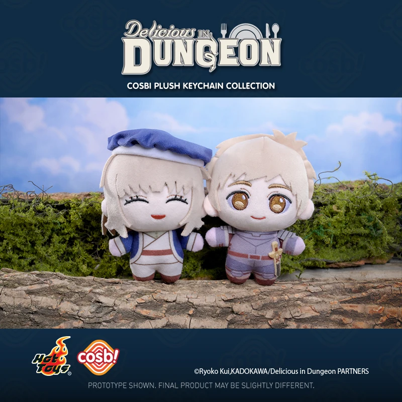 Hot Toys Delicious in Dungeon Pluche Sleutelhanger Laios Marcille Collection Rugzak Hanger Blind Box Kerst Mysterieuze Geschenken