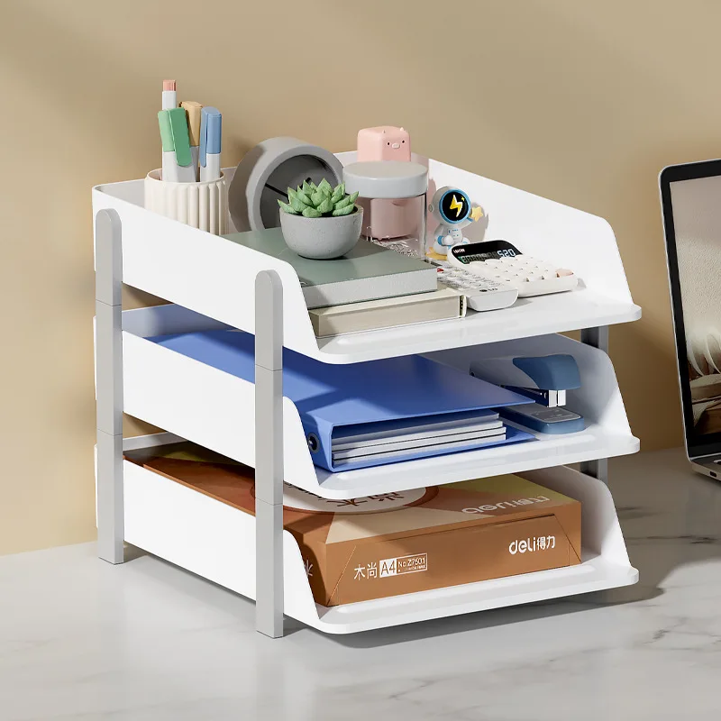 Removable Desktop BookA4Document Storage Storage Rack Office Desk Surface Panel Station Storage Fantastic Storage Rack