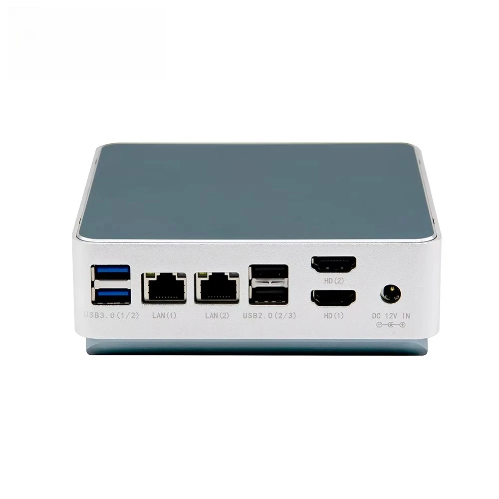 

YENTEK Mini Pc N100 12th DDR4 16G M.2 NVME Windows10 11 2 HD Dual LAN WIFI USB3.2 Type C Barebone Gaming Mini Pcs