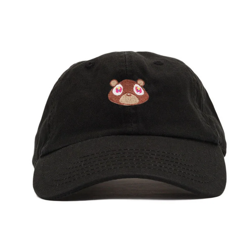 Tata kapelusz Kanye West Ye niedźwiedź czapka z daszkiem moda lato mężczyźni kobiety Snapback Unisex ekskluzywne wydanie Hip Hop czapki z gorącym