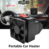 Car Windshield Defroster 2 in 1 Car Heating Heater High Power Automobile Windscreen Heaters 12V 150W Electric Heater