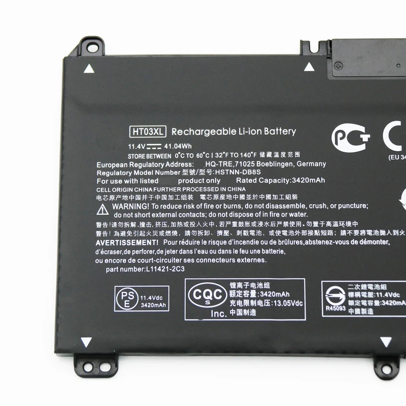 HP L11119-855 L11421-1C1 L11421-2C2 L11 파빌리온용 UGB HT03XL HT03 배터리, 15-CW1000AU TPN-Q209 HSTNN-LB8M, 신제품