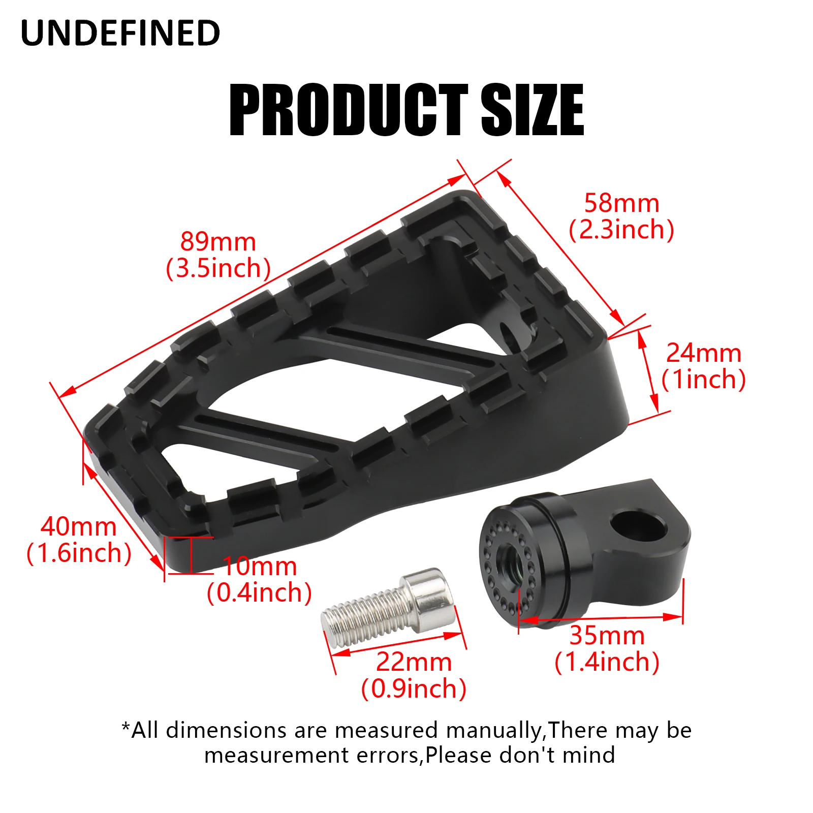 Motorcycle Footpegs Riot Foot Pedal for Harley Sportster Dyna Low Rider Softail Fatboy Touring Street Glide Male-Mount Footrest image 2