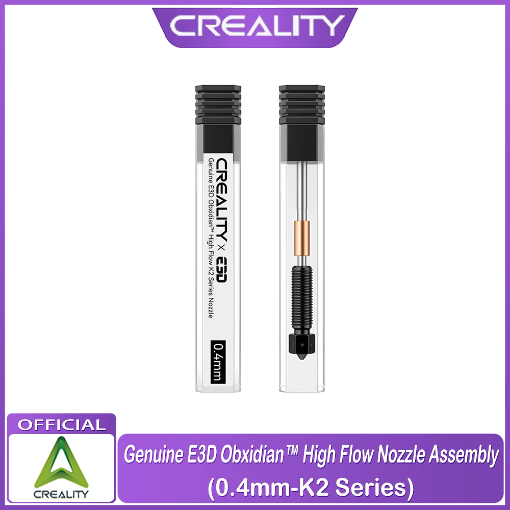 

Creality Genuine E3D Obxidian™ High Flow Nozzle Assembly -K2 Series 0.4mm for K2 Plus_Creality Hi 3d Printer Parts