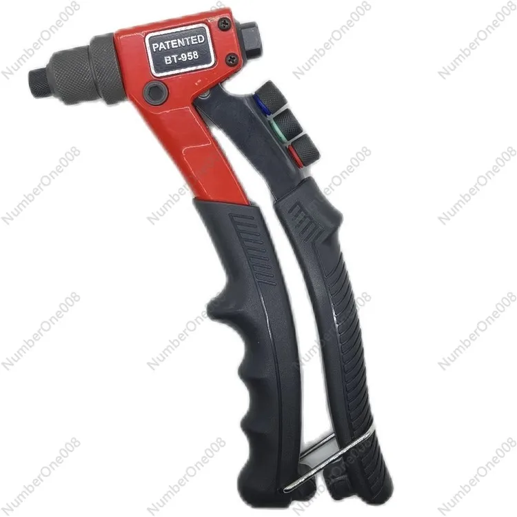 

BT-958 Одноручный пистолет для глухих заклепок Ручной клепальный инструмент для работы из листового металла