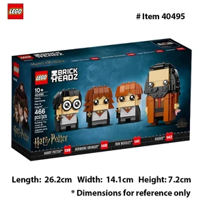 Lego BrickHeadz The Wizarding World Yapı Taşları, Bebek Oyuncakları, Harry Potter, Hermione, Ron, Hagrid, 40495 Lego globe'un 6 büyük satışı-no. 6