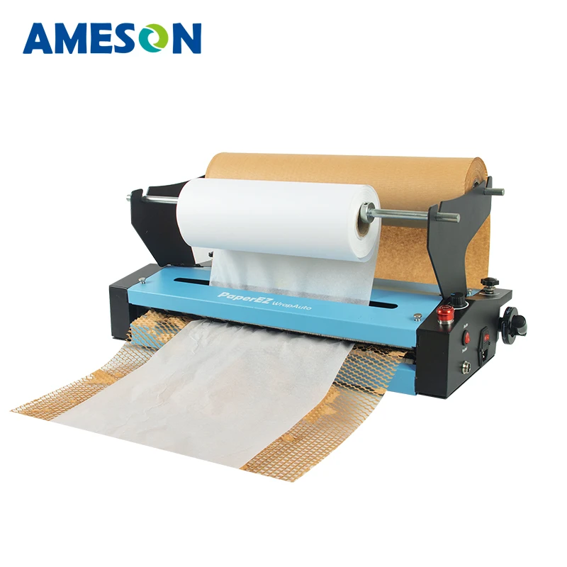 

Ameson Automatic Expands Dispenser Honeycomb Paper Wrapping Machines