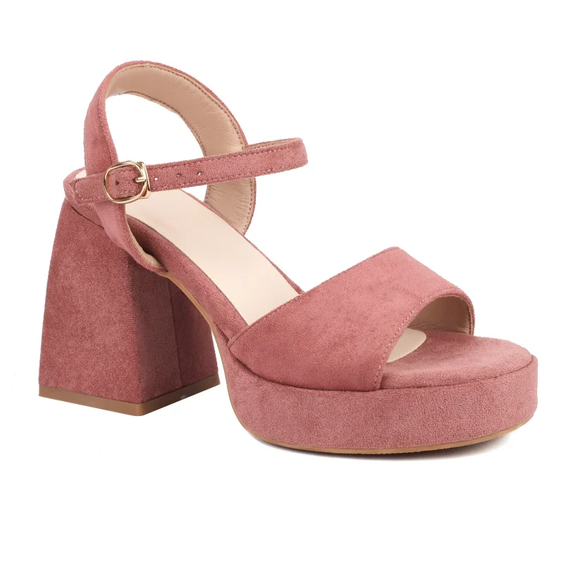 ฤดูร้อนหวานLolitaสายรัดข้อเท้ารองเท้าแตะเด็กสาวใหญ่Peep Toe 9 ซม.บล็อกรองเท้าส้นสูงแพลตฟอร์มจัดเลี้ยงเจ้าหญิงรองเท้า 2023