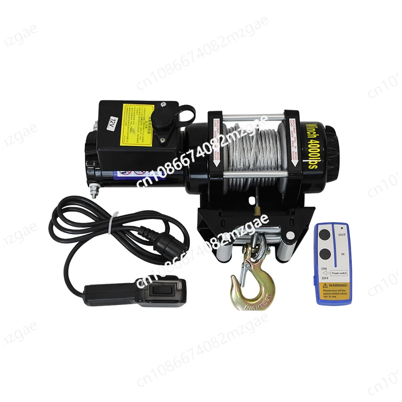 

Автомобильная лебедка с дистанционным управлением, электрический синтетический буксирный трос, внедорожник для автомобильного крана