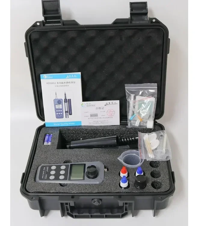 AE86061 NH -N Ammonia Nitrogen Multi Test Fish Shrimp Farm Multiparameter Do PH Water Test Kit Water Meter Tester in Pool