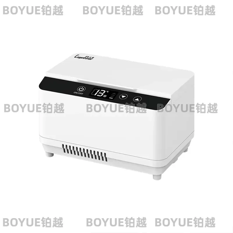 Portable Mini Car Electric Cooler Box Insulin Medicine Fridge Dual Use for Home Vehicle Travel Cooling Case Compact