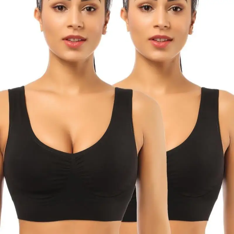 

Новинка 2025: Комплект из двух предметов — спортивный бюстгальтер для йоги и топ для фитнеса. Удобное, дышащее женское нижнее белье для трансграничной торговли.