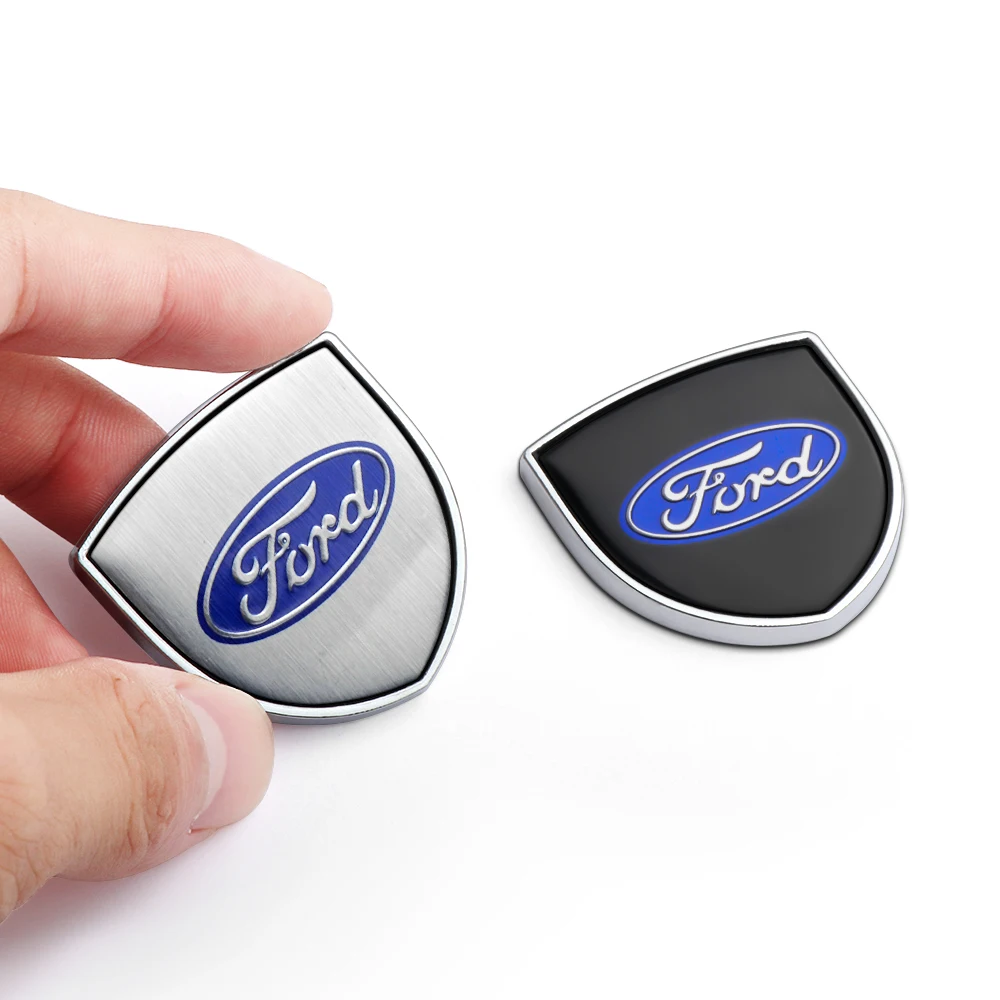 Car Styling 3D Metal Emblem Body Window Sticker Decal For Ford Focus Mustang Mondeo Fiesta Ecosport Kuga Fusion Ghia Galaxy MK2