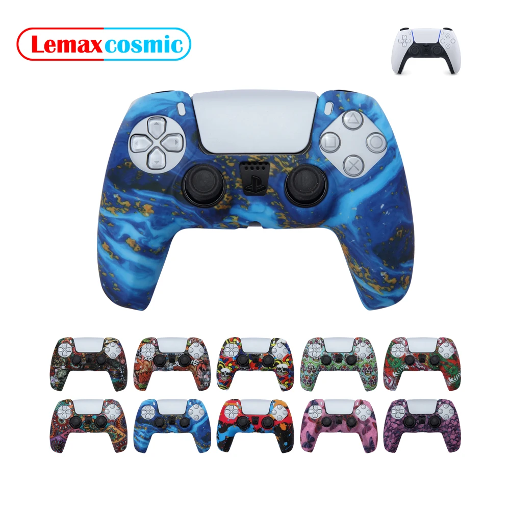 Gamepad Silicone Shell Protection Rubber Skin Handle Sleeve Case Cover Anti Slip Cases For Sony Playstation 5 PS5 DualSens