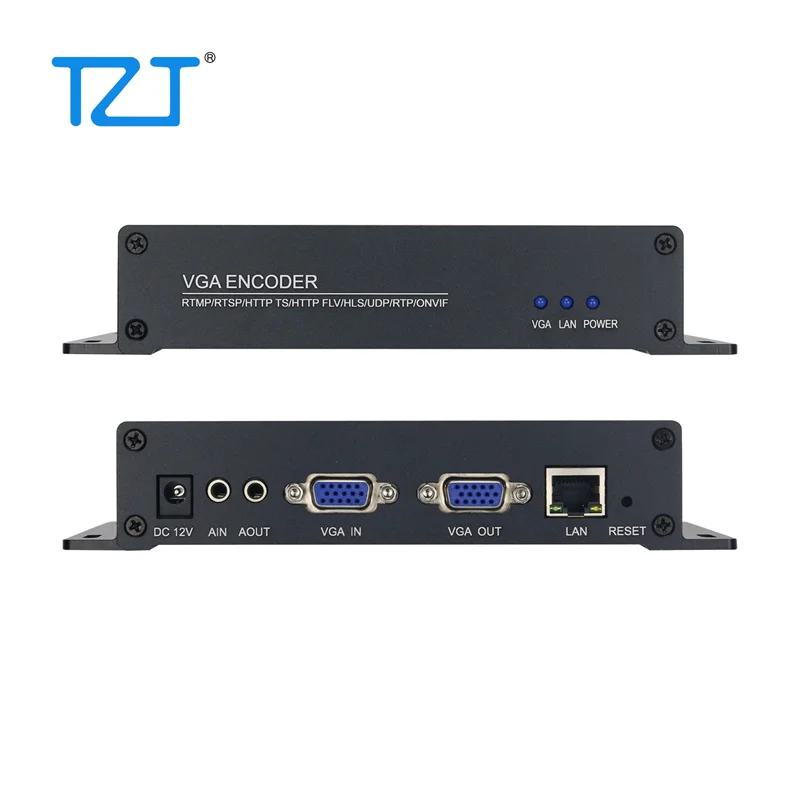 Imagem -03 - Tzt H.265 Vga para Ndi Codificador Vga Encoder Transmissão de Vídeo Codificador Computador Desktop Collection