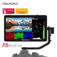FEELWORLD F6 PLUS V2 6 Inch Camera DSLR Field Monitor 3D LUT Touch Screen IPS FHD 1920x1080 Video Focus Assist Support 4K HDMI