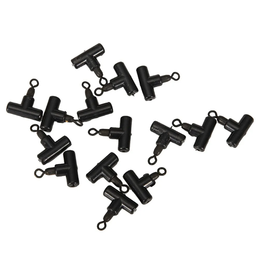 10PCS Carp Fishing Rolling Swivel Zip Sliders Swivels Rigs Connect Line Slide For Marker Float Set Up T-Swivel Beads