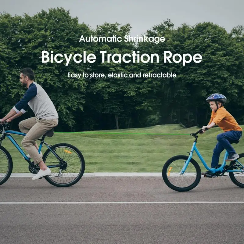 Retractable Bicycle Traction Rope Retractable Bicycle Strap Bicycle Traction Rope With Foldable And Tension Design