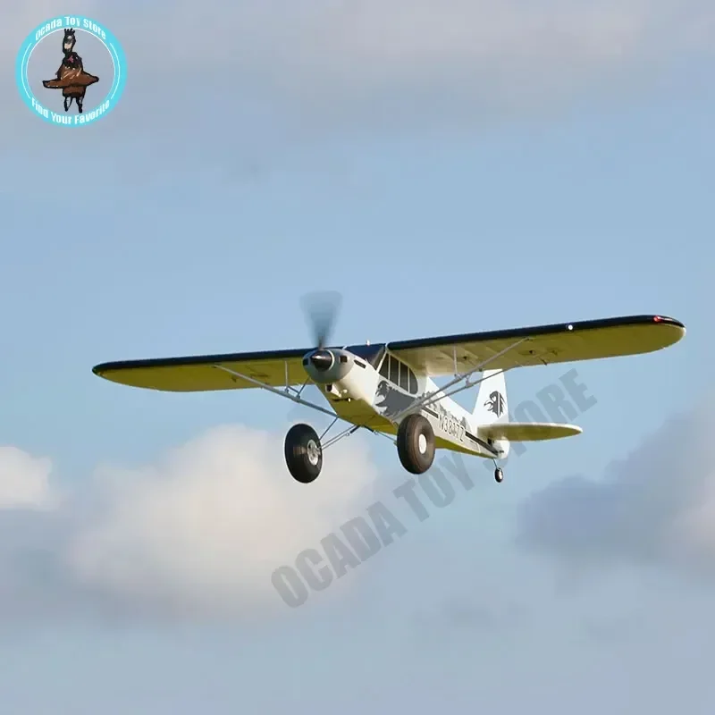 W magazynie samolot RC PA-18 1300mm zdalny samolot sterowany Model J3 Piper Super Cub PNP RTF trener elektryczny samolot sportowy Outdoor