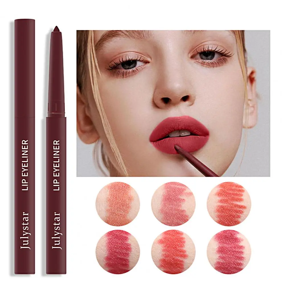 0.5g Compact Lip Liner Cosmetic Tool Anti-fade Safe Ingredients Non Decolorizing Lip Pencil  Lip Pencil Lips Makeup