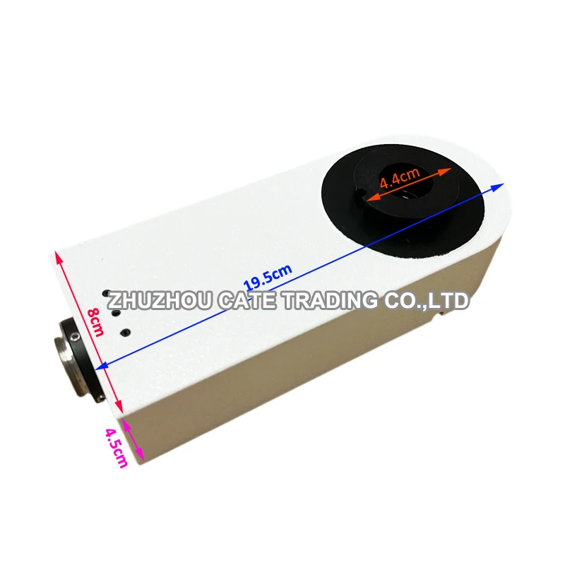 Adattatore per montaggio C per fotocamera per microscopio Splitter per interfaccia CCD Girevole binocolo in trinocolo Adattatore per Olympus Nikon Zeiss