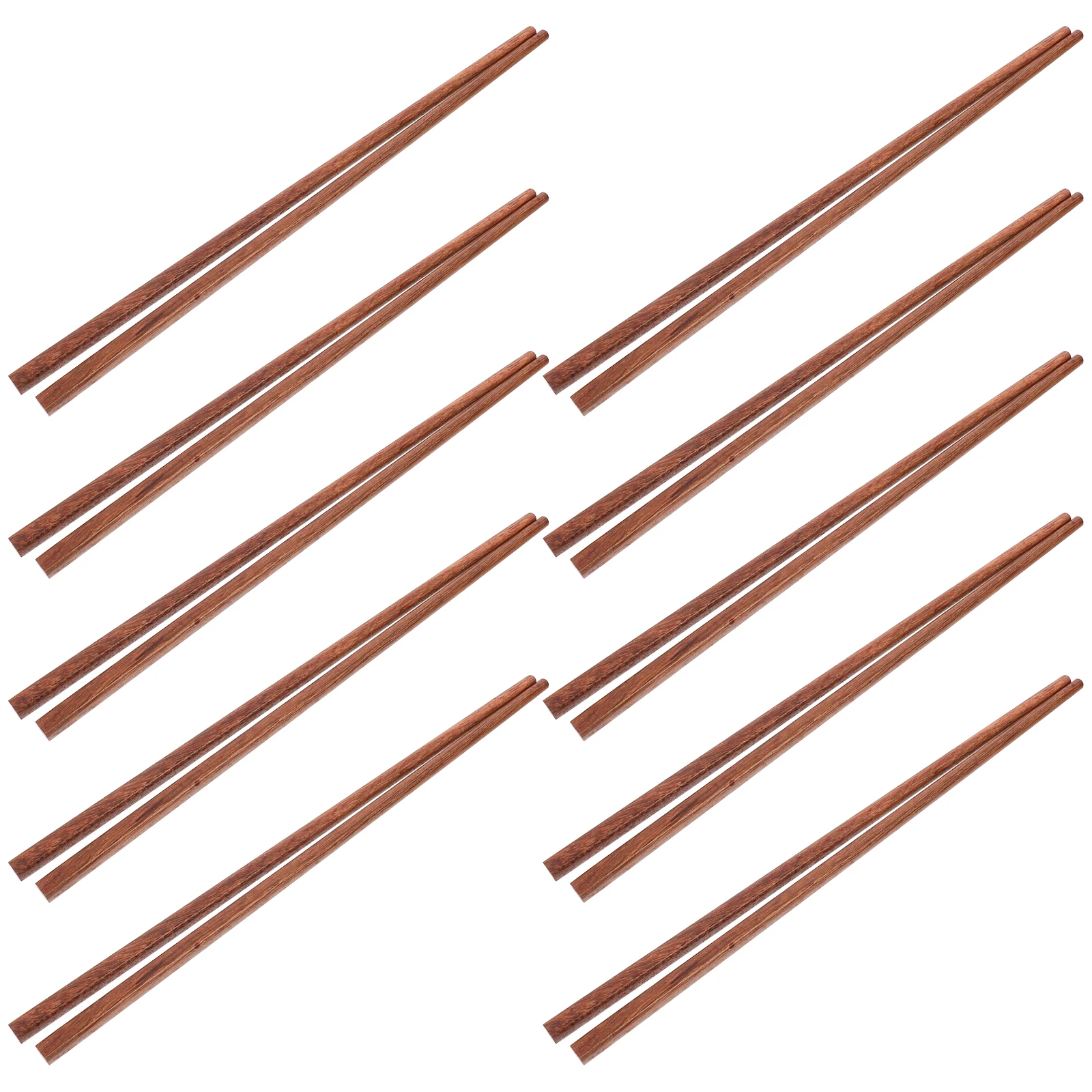 

20pcs Wooden Chopsticks Bulk Set Super Reusable Dishwasher Resistant Family Kitchenware Solid Wood for Dinner