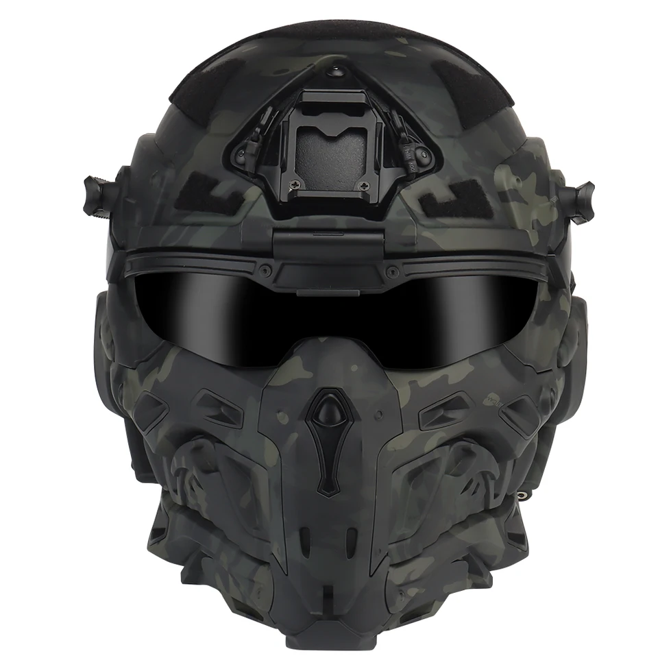 W-ronin。おもちゃのヘルメットと戦術的なマスク,モジュラー設計,統合