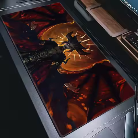 Diablo 4 HD Gamer Custom Mouse Pad Computer Gaming Accessories Keyboard Mousepad Office Laptop Non Slip Rubber Desk Mat Carpet