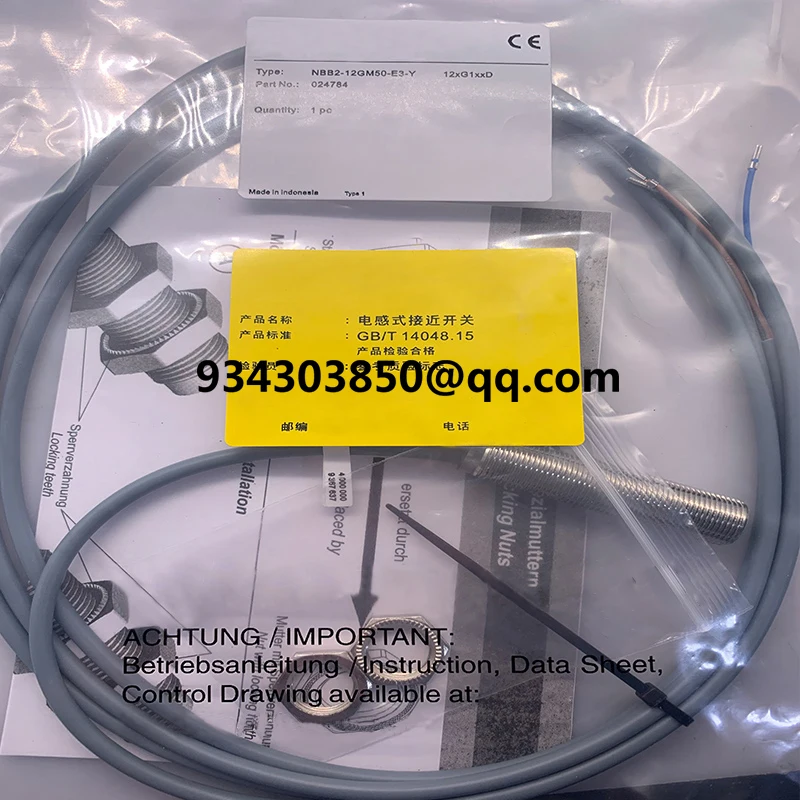 

brand new Proximity switch NBB2-12GM50-Z0 NBB2-12GM50-Z1 NBB2-12GM50-A0 NBB2-12GM50-A2 Complete models Fast delivery