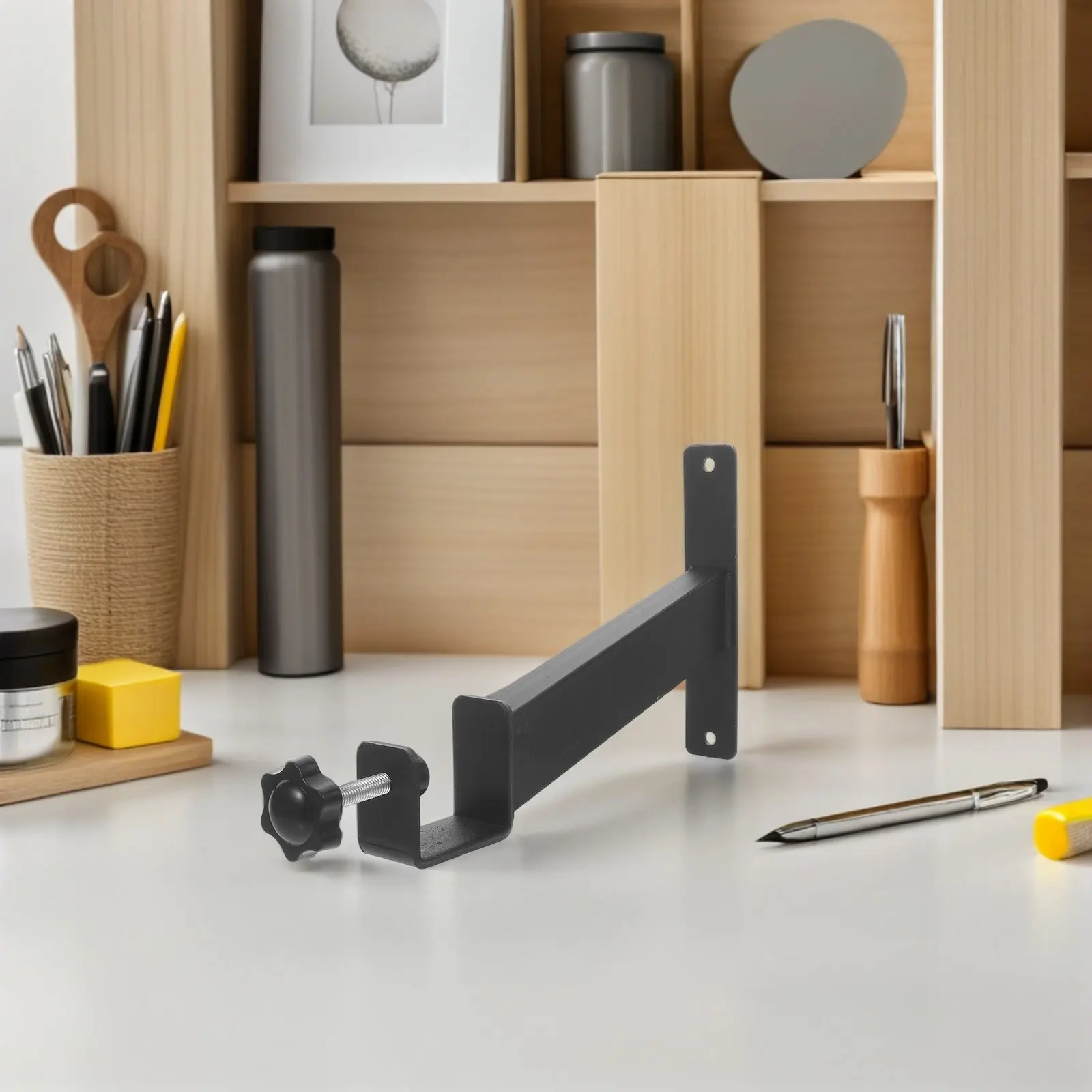 2pcs-desk-extension-shelf-bracket-heavy-duty-floating-clamp-on-table-height-extender-rack-leg-9x6-inch-space-saving-office-dorm