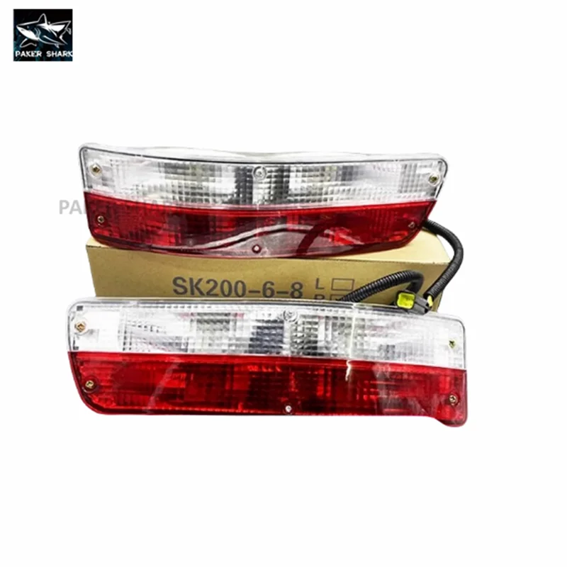 For Kobelco Car Rear light SK200 SK210 SK230 SK250 SK260-6E-6-8 Super-8 Excavator Accessories Rear Taillight Back