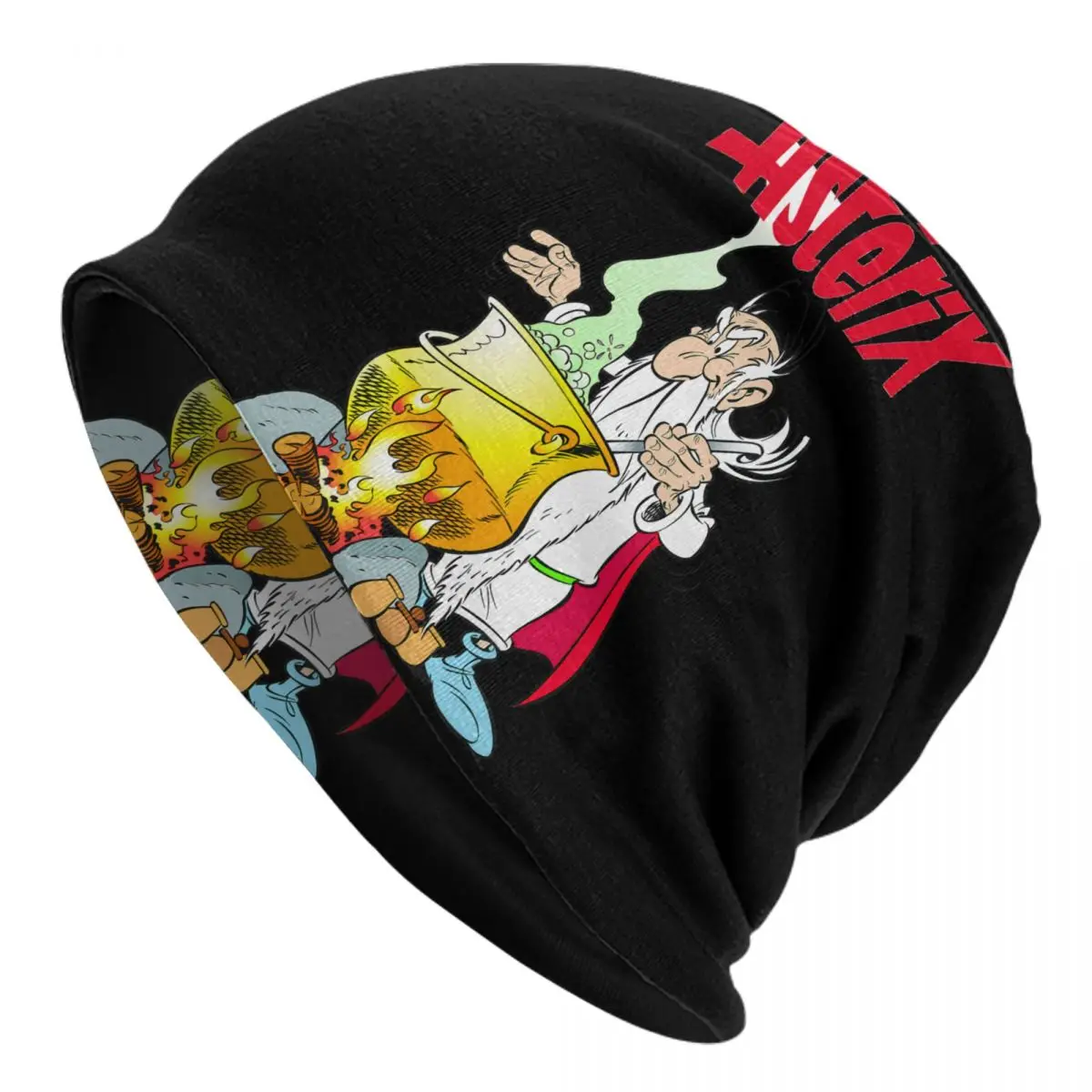 Asterix And Obelix Skullies Beanies Caps Hip Hop Winter Warm Women Men Knitted Hat Unisex Adult French Comic Bonnet Hats