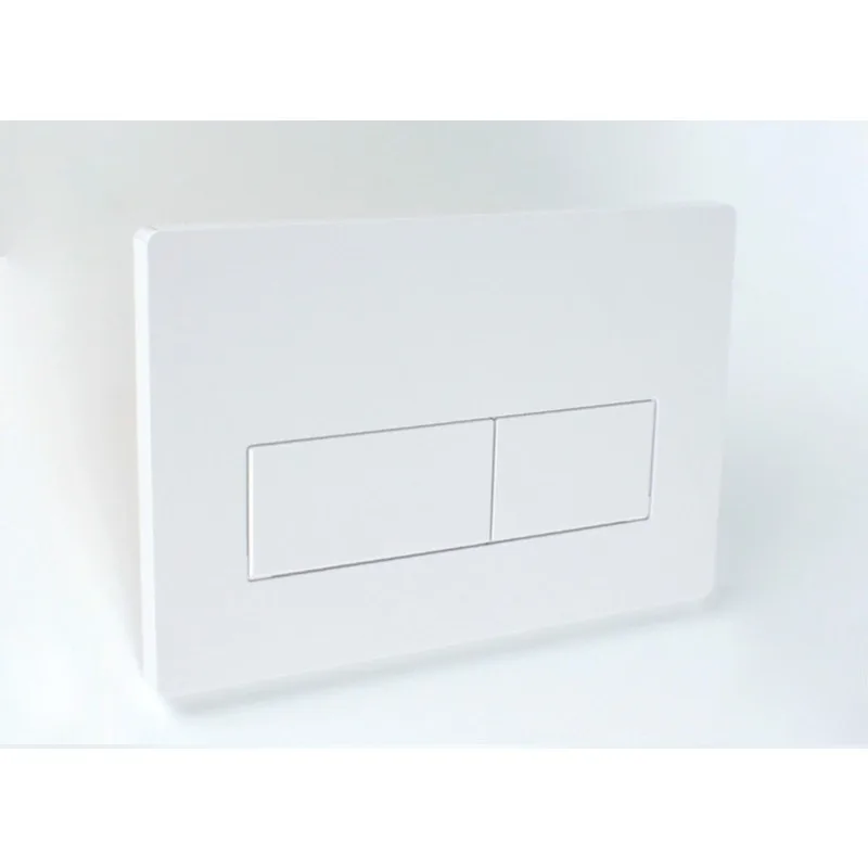 الأبيض المزدوج فلاشينغ المحرك المرحاض أزرار الضغط أخفى جدار جبل الدبابات فلوش لوحات استبدال جزء للحمام سيجما #2