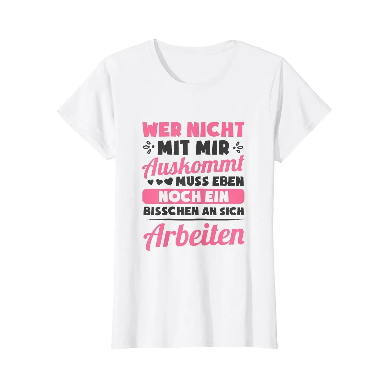 Women's T Shirt Whoever Doesn't Get Along With Me Funny Self Loyal vintage Washed homme Stylish Unisex streetwear Soft Slightly