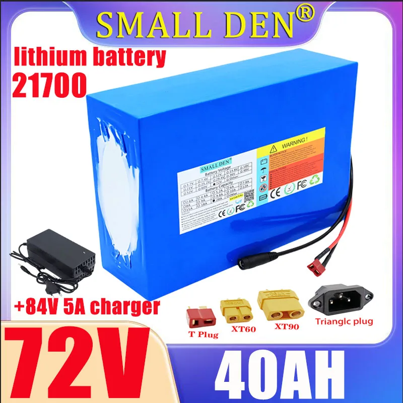 

New 72V 40Ah 21700 20S8P Lithium Battery Pack BMS 3500W Scooter Motorcycle High Power Rechargeable Battery EU/US tax exempt