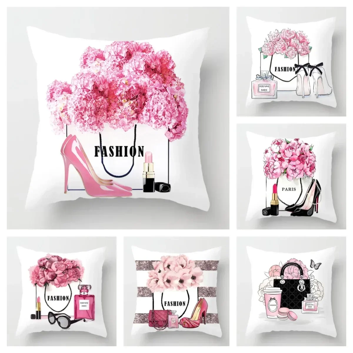 Funda de almohada nórdica para mujer joven, cubierta de cojín para sofá, decoración del hogar, sala de estar,