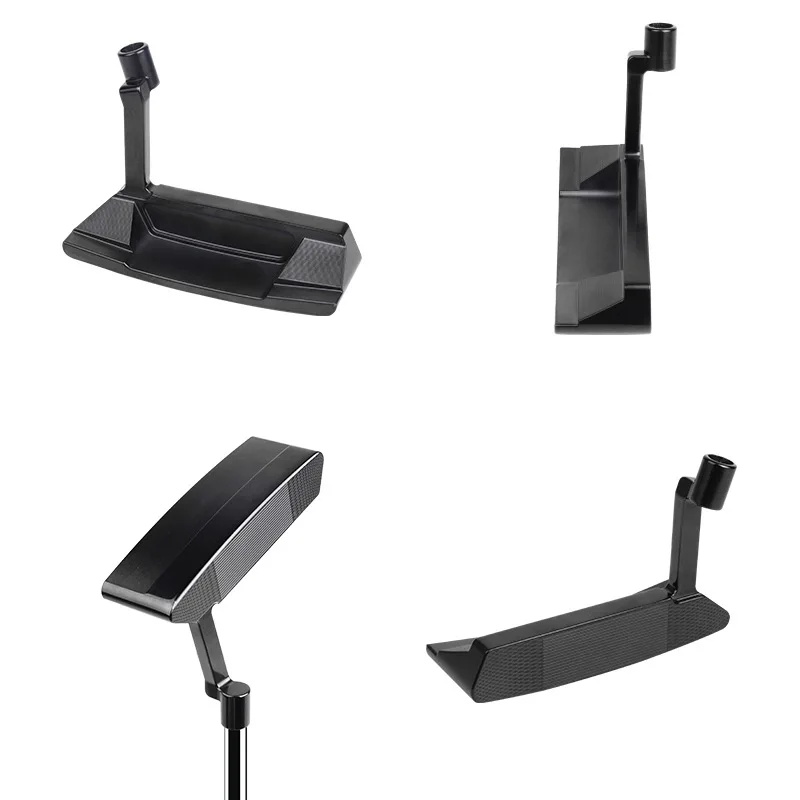 

Electroplated black golf putter custom, soft iron rusted ball head production Golf Putter