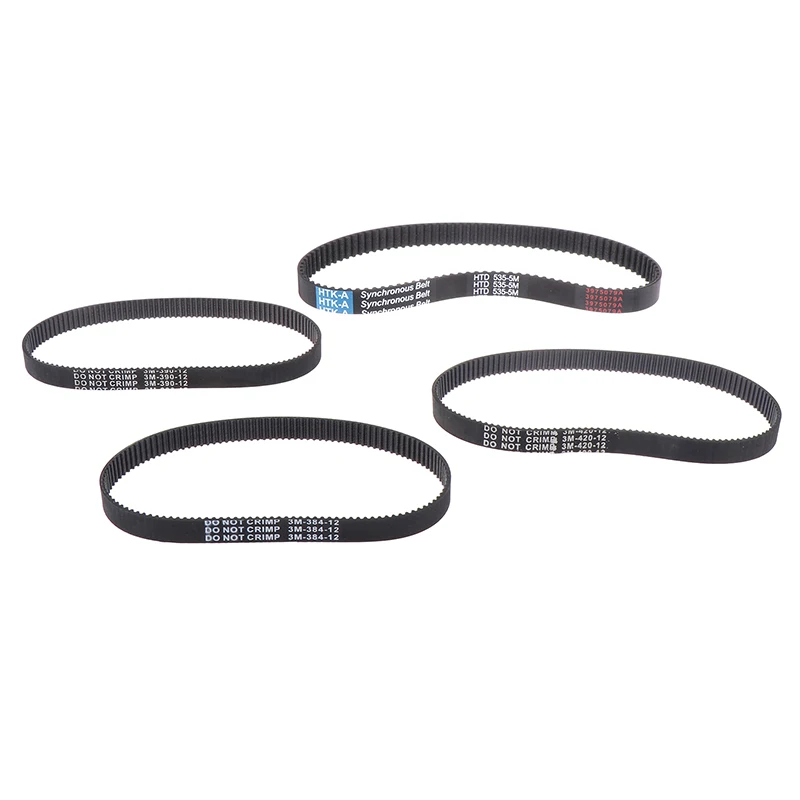 Electric Scooter Belt 384 12 Transmission Timing Belts HTD 3m-384-12 5M-535-15 Rubber Drive Stripe E-scooter Hoverboard Parts