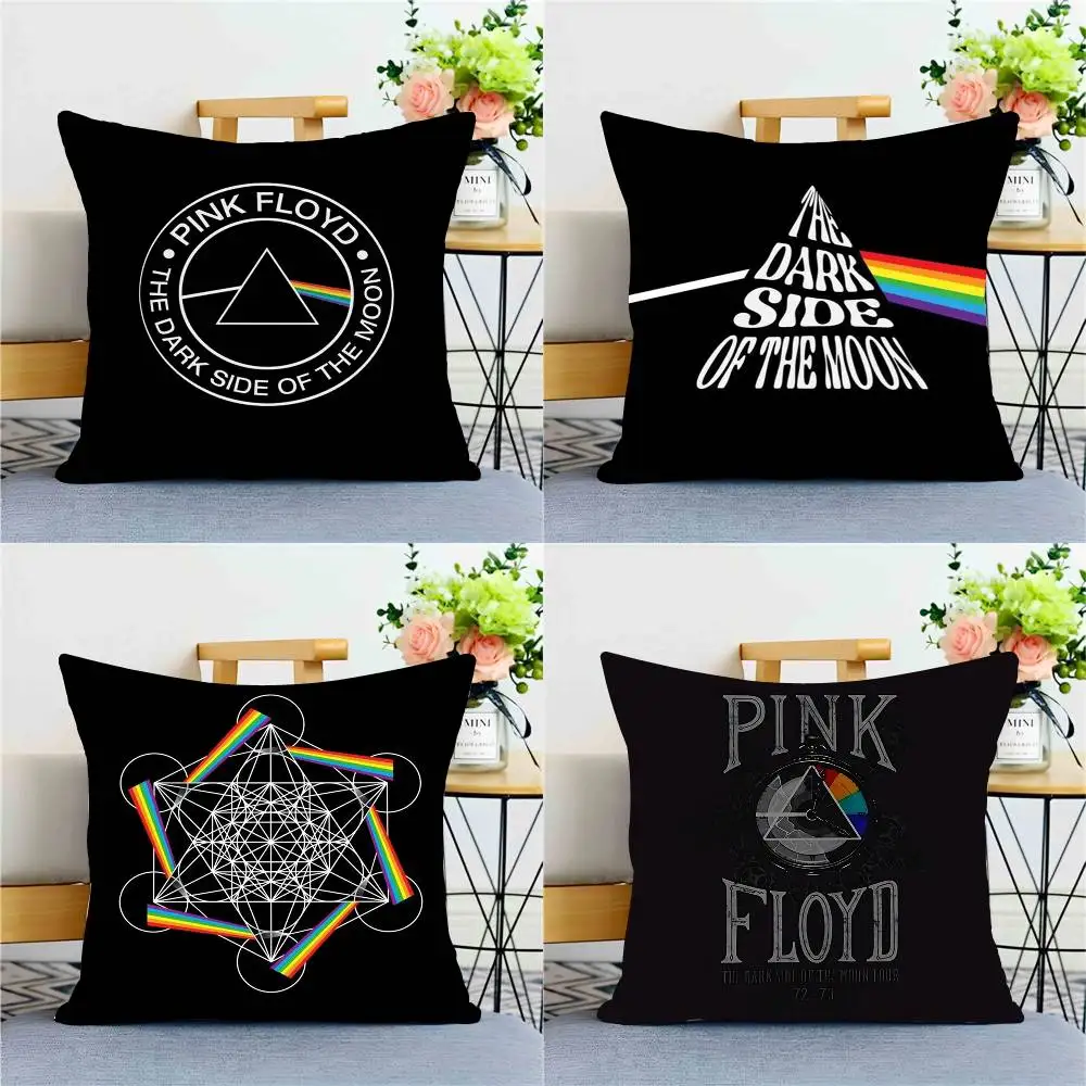 1PC Rock Band P-Pink F-Floyd Kissenbezug Quadrat Schlafzimmer Sofa Freizeit Komfort Kissen Auto Dekoration Kissenbezug 40x40